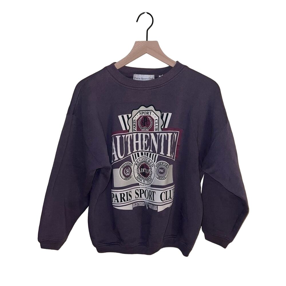 VNTG PARIS SPORT CLUB crewneck sweatshirt M
